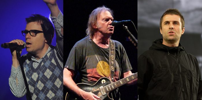 10 v zahraničí slavných kapel a muzikantů kteří u nás nikd ymoc slavní nebyli Weezer Neil Young Oasis